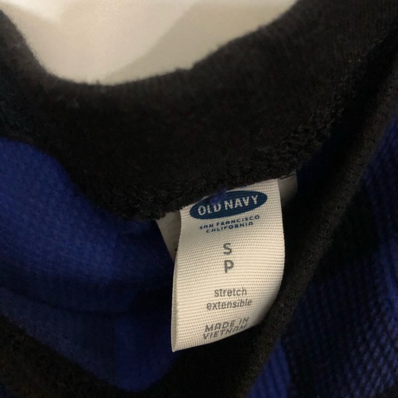 Old Navy Buffalo Plaid Pajama Pants Blue Black Sm - Picture 4 of 5